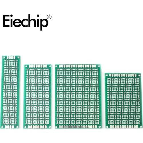 PCB Board 5x7 4x6 3x7 2x8cm Double Side Prototype Diy Universal Printed Circuit Board Kit For Arduino Electronic Soldering Board
