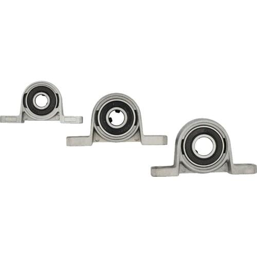 1pcs Zinc Alloy Diameter 15mm Bore Diameter Pillow Block Flange Bearing Unit With Zinc Alloy Housing KFL000 3D Printer Parts