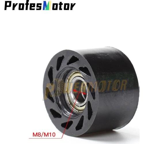 Motorcycle Chain Roller Motorbike Slider Tensioner Wheel Guide 8mm 10mm For Kayo T2 T4 T4L Pit Dirt Mini Bike Moto Atv M8 M10
