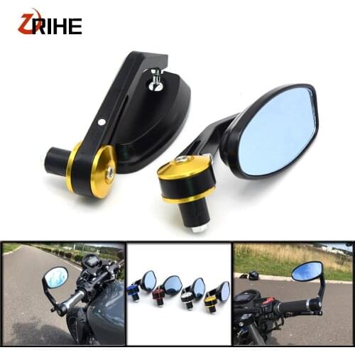 7/8"" 22mm Motorcycle Handlebar Rear View Side\Rearview Mirrors For kawasaki ZX-6R ZX-10R ER-6N ER-6F Z800 65SX XC 85 150SX