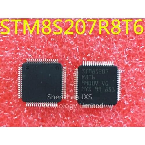 100% New&original STM8S207R8T6 LQFP64