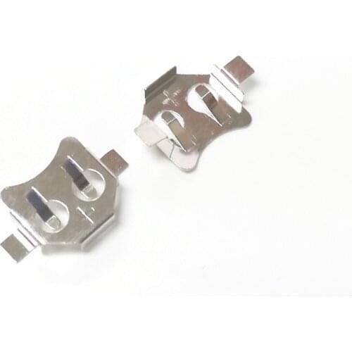 100pcs/lot SMT BK-870 Precision Stamping High Quality Button Cell CR1025 Battery Holder, CR1025 Battery Retainer