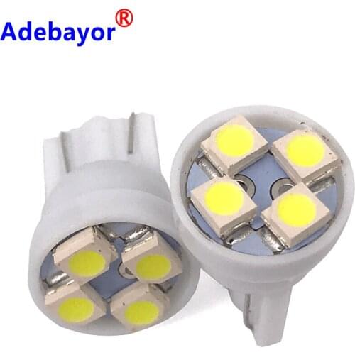 1000pcs T10 194 W5w 4 SMD 3528 1210 Car LED Light Lamp Bulb White Wholelsaes LED dome lamp 12V