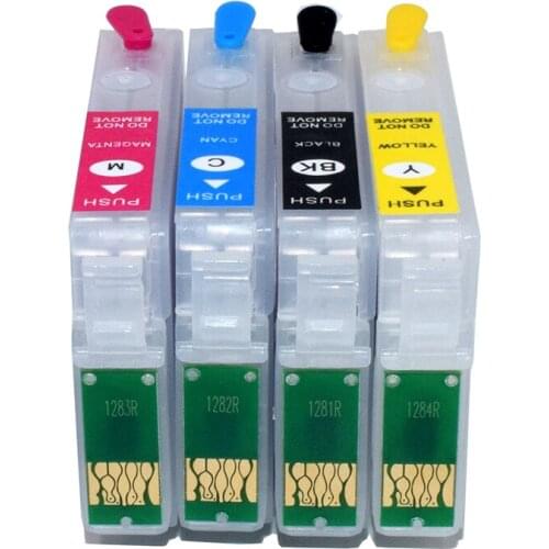 126 T1261-T1264 Refill Ink Cartridge with ARC chip For Epson WorkForce 633 635 545 630 845 60 645 840 845 All-In-One Printer
