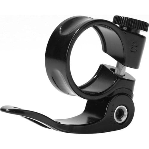 25.4mm 28.6mm Quick Release MTB Bicycle Seatpost Clamp Aluminum Alloy Mountain Bike Seat Post Clamp for Outdoor Riding Travel