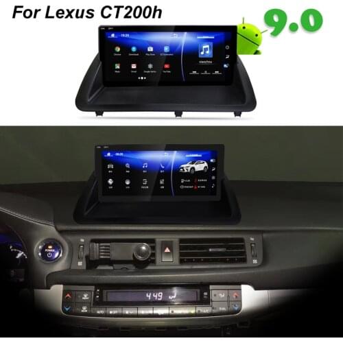 4+64 Android 9.0 Car Radio BT Head Unit for Lexus CT200h CT200 Lexus CT 200H 2012 2017 Multimedia Touch Screen GPS Navigation