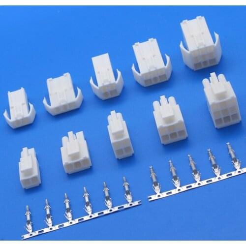 5 Sets/Kits EL- 4.5 Small tamiya Electronic connector 4.5mm spacing, Multipole Connectors Male and Femal Plug + terminal