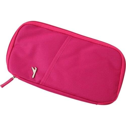 Travel Accessories Storage Bags Wallet For Passport Credit ID Cards Tickets Holder Multicolor Purse Bag Oxford