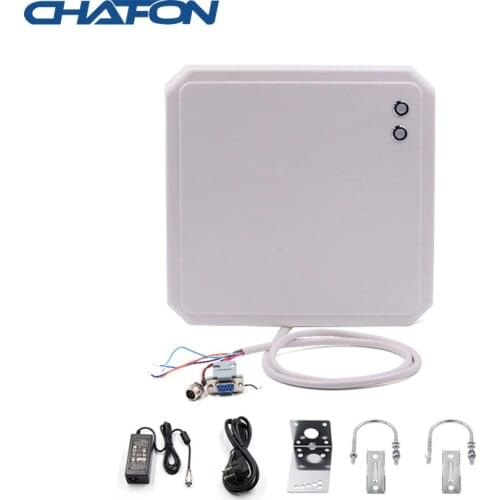 CHAFON 10m uhf long range rs485 rfid card reader writer provide free sdk and sample tags used for parking system