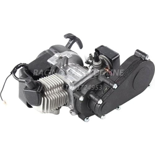 2 stroke Plastic 49CC Engine Pull E Start 13MM Carburetor Plastic for Mini Moto Pocket ATV Quad Buggy Dirt Pit Bike