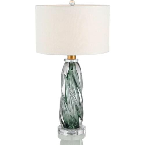 Europe led glass desk lamp lampara de mesa bedroom lamp dining room lamp