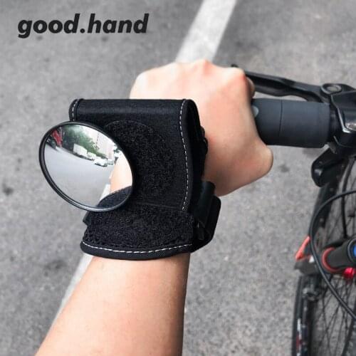 GOOD HAND Road Bike Rear View Mirror Cycling Handlebar Wrist Mirror Portable Safety Back Rearview Mirrors Bicycle Accessories