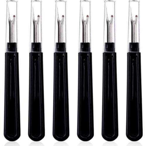 KAOBUY 6Pcs/Set Plastic Handle Craft Thread Cutter Seam Ripper Stitch Unpicker Sewing Tool Cross-Stitch Sewing Thread Remover