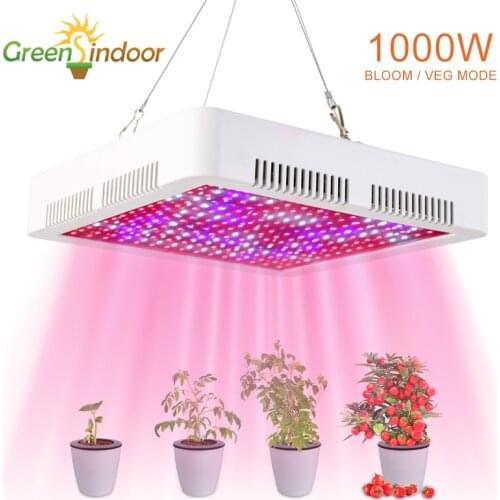 Indoor LED Grow Light 1000W Phyto Lamp With Veg And Bloom IR UV Phytolamps Full Spectrum Phytolamp For Plants Seedlings Flowers