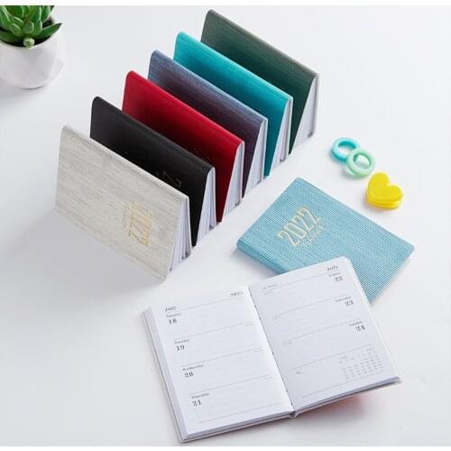 Agenda 2021 2022 Mini to do list Notebook 365 Days Pocket Diary Weekly Planner Stationery Office Notebooks for School Supplies
