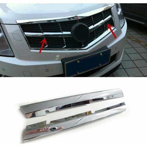 For 2010-2011-2012 Cadillac SRX ABS Chrome Front Center Mesh Grille Grill Strip Trim