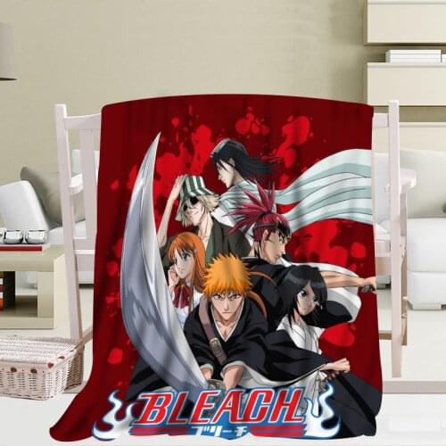P+ BLEACH Blanket Soft DIY Sofa Bed Blanket Kid Adult Warm Custom Blanket Size 56x80Inch50X60Inch40X50Inch