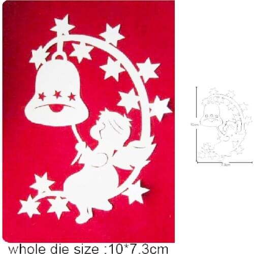 Christmas elf Bell Star Metal Cutting Dies 2020 New Stencils dies DIY Scrapbooking dies Embossing Paper Cards Making Crafts dies