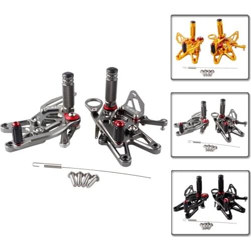 Motorcycle Adjustable Rear Set Footrests Foot Pegs Kit For BMW S1000RR 2009-2014 Spare Parts