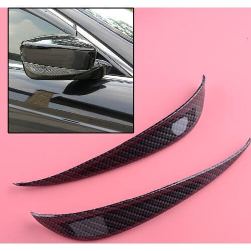 Carbon Fiber Texture Rear View Side Door Mirror Strip Trim fit for Honda Accord 2008 2009 2010 -2013