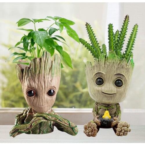 Creative Groot Storage Shelf Organizer Storage Containers Pen Box Home Decor Flower Pot Multifunction ChildrenS Gifts