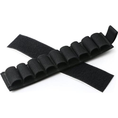 Outdoor Tactical Hunting Military 9Rounds Rifle Bullet Holder Butt Stock Shell Pouch Bag Case Ammo Carrier Cartridge Ammo Holder