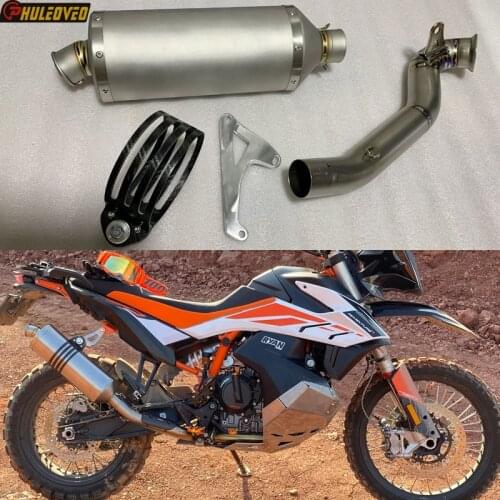 Titanium Alloy Motorcycle Exhaust System for KTM 790 Adventure for KTM 790 Adventure R 2019-2021 Muffler Escape Middle Link Pipe