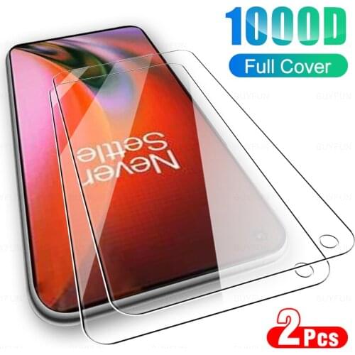 2Pcs HD Full Cover Protective Glass For OnePlus Nord 2 5G Phone Screen Protector Glasses Film For One Plus One+ Nord2 2021 6.44"