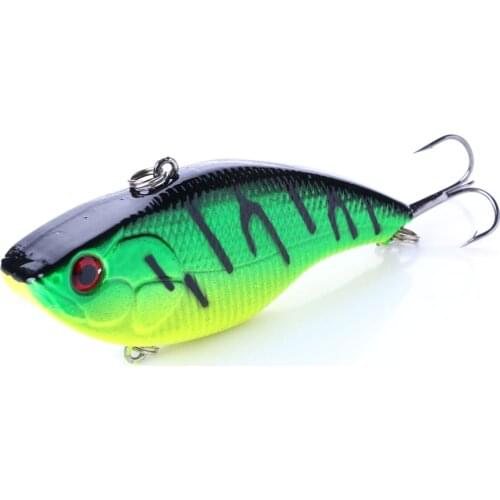 1PC 7.5cm 18g 6#hooks game VIB Hard Bait fishing lures wobble bass pike peche fishing baits isca de pesca fishing tackle