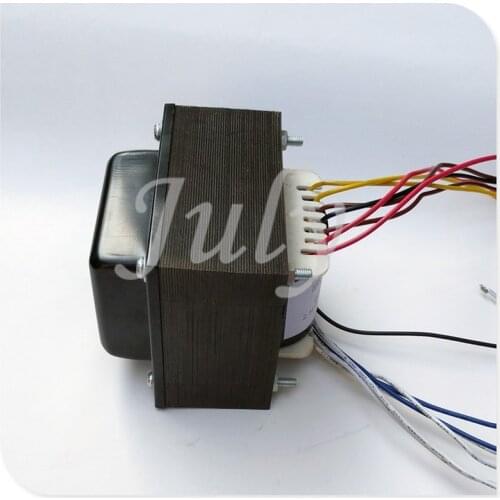 188W 6P15 tube amplifier power transformer, single 240V-0-240V 0.4A, three groups 0-6.3V 3A, single 0-5V 4A