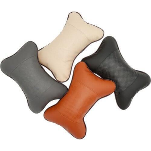 2X Car Headrest Neck pillow seat cushion Accessories For Seat Ibiza Leon Toledo Arosa Alhambra Exeo Supercopa Mii Altea Cordoba