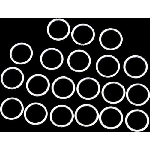 40 Pieces Closed Jump Rings Jewelry Making Findings Tool 4/5mm