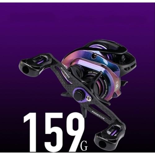 6.4:1 Baitcast Fishing Reel Rock Wedkarstwo Wheels Metal Fishing Vessel with Alarm System 9KG Max Drag Carrete De Pesca