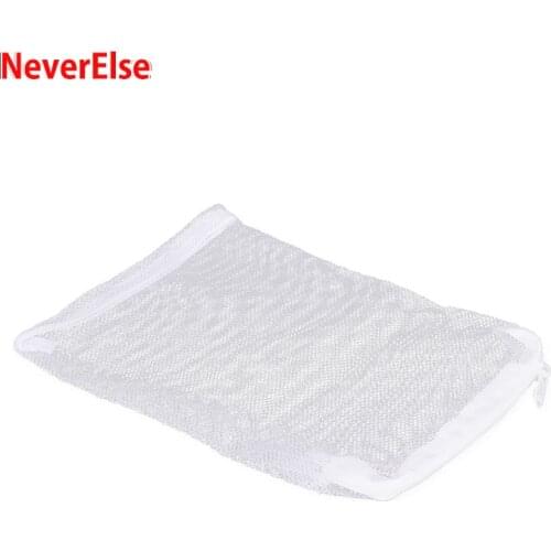 Aquarium Mesh Filter Media Bag with Zipper 3Size Reusable for Fish Tank Activated Carbon, Charcoal, Bio Balls Filter Accessories