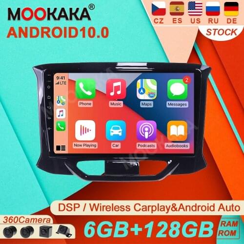 6+128G Android10.0 For Lada Xray 2015-2019 Car Radio Multimedia Video Player NavigationGPS CARPLAY Accessories Auto 2 Din NO DVD
