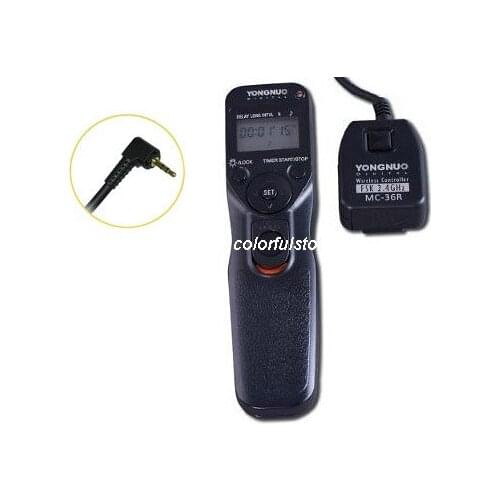 FreeShip YN YongNuo Wireless Timer Remote Control Shutter Release MC-36R C1 for Pentax K20D K200D K10D K100D SamSung GX-20 GX-10