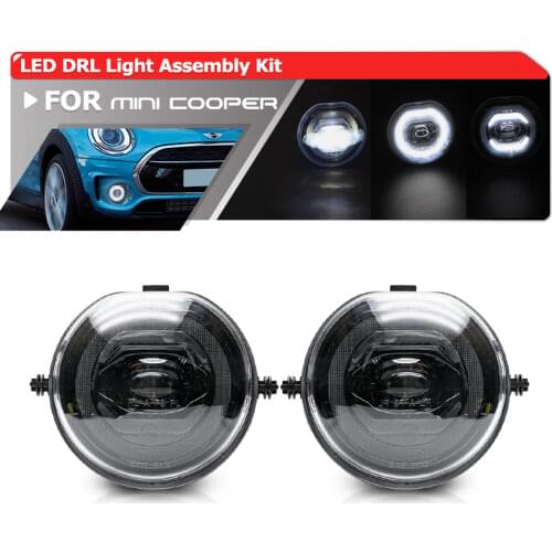 CANbus Led Halo Ring DRL Parking Driving Fog Lamp Assembly Kits For Mini Cooper F55 F56 F54 Clubman Replace OEM#63177329171