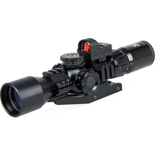 Canis Latrans Tactical rifle Scopes Hunting riflescope optical sight 3-9x40FIRF rifle scope + mini red dot sight GZ1-0335