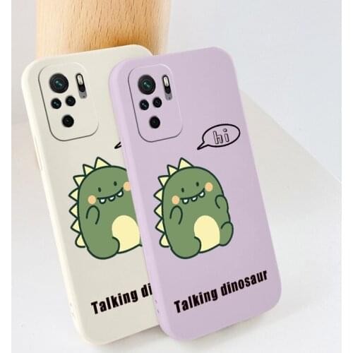 Pointy Monster Case For Xiaomi Redmi Note 10 10S 9T 9 8 7 MAX Protective Soft Phone Back Cover On Redmi 9 9A 9T K40 K30 K20 Pro