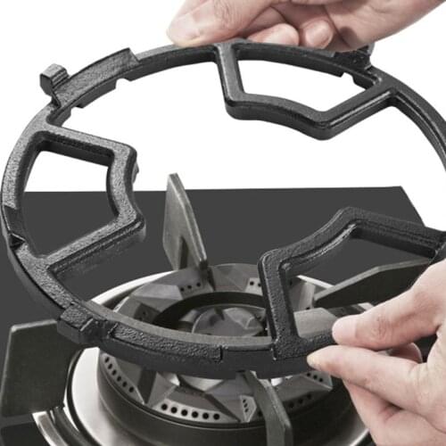 Cast Iron Wok Pan Support Rack Stand for Burner Gas Stove Hobs Cooker Home Kitch 667A