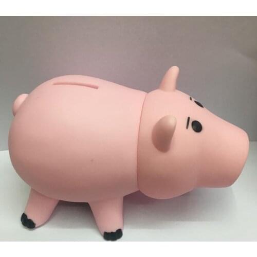 Disney Toy Story 4 Pink Pig The Piggy Bank Q Version 21cm Pvc Action Figure Story Mini Dolls Kids Toys Model for Children Gift