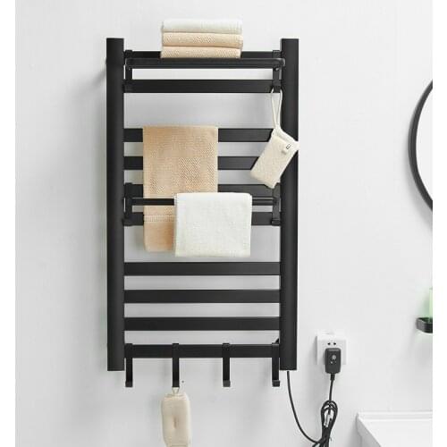 Electric Bath Towel Warmer Heating Towel Shelf Rack Household Towel Rack Warm Towel Dryer Shelf Heated Towel Rail for Bathroom