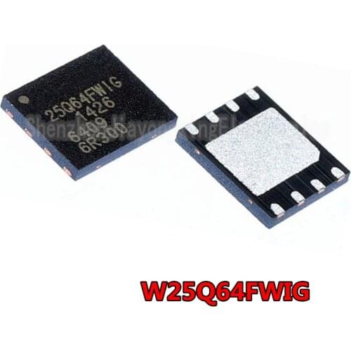 1PCS 25Q64FWIG W25Q64FWIG WSON8 QFN-8 integrated circuit