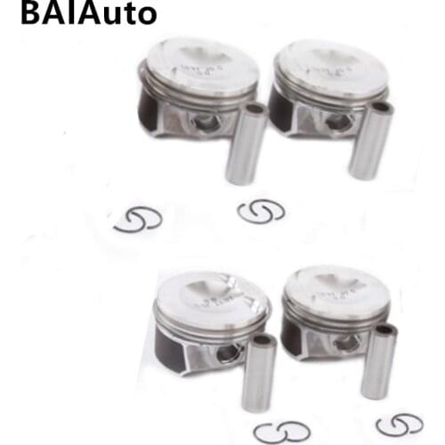 New OEM 06H107065AM Piston Piston Ring Set Kit For Audi A4 Q5 TT VW Passat Tiguan Jetta Golf 2.0T Pin 21mm 06J198151B 06H198151J