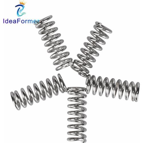 10Pcs 3D Printer Accessorys MK8 Extruder 1.2mm 20mm Nickel Plating Feeder Compression Spring For Makerbot MK8 Extruder Feeder