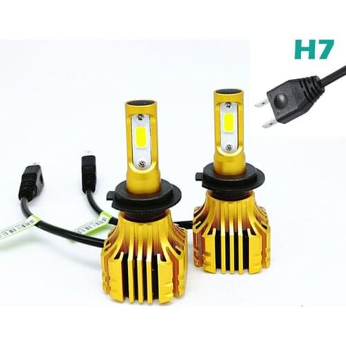 LDDCZENGHUITEC 12v H4 H7 LED Headlight Bulbs H11 9005 9006 COB Chips 72W 8000LM 6500K Car Led Auto Headlamp Headlights Fog Light