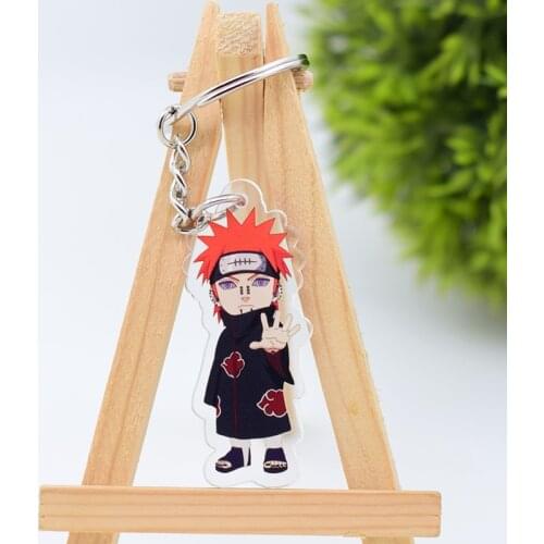 Cute Classic Anime Characters Keychain Double-side Acrylic Key Ring WL0178
