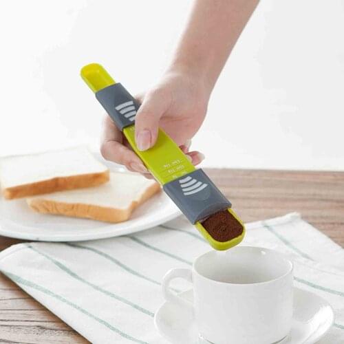 Multi-purpose Kitchen Household Double-Head Nine-Speed Adjustable Scale Measuring Spoon Measuring Spoon Measuring Spoon