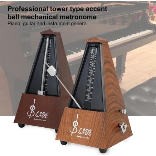 Musical Metronome Variable Tempo Rhythm Practice Antique Piano Guitar Mechanical Metronome for Beginner Musical Instruments