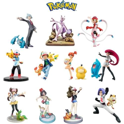 Pokémon Anime Team Rocket Jesse James Pikachu Gray Triumph Team May Model Selene Serena Touko Mei Cartoon Characters Ash Ketchum